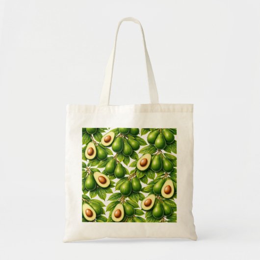 Avocadosnijpatroon Tote Bag (Voorkant)