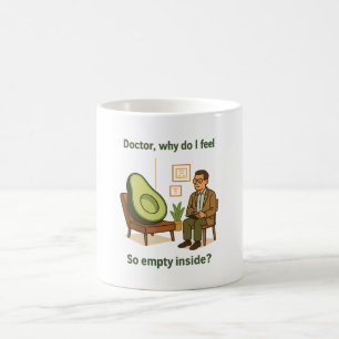 Avocadotherapie Waarom voel ik me leeg van binnen Koffiemok