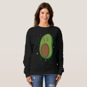 Avocadovrucht danst gepassioneerd trui (Voorkant volledig)