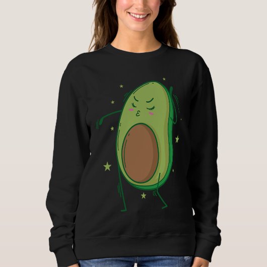 Avocadovrucht danst gepassioneerd trui (Voorkant)