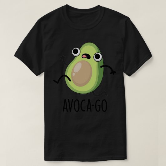 Avocago Cute Avocado PUn T-shirt (Design voorkant)