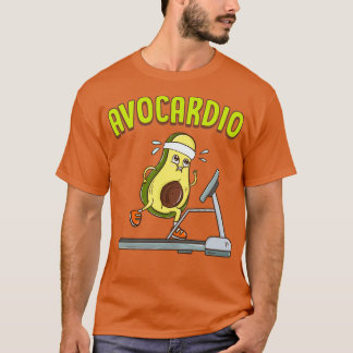 Avocardio Avocado Cardio Pun tijdens oefening Gym T-shirt