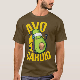 Avocardio avocado fitness grappig t-shirt