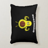 Avocardio Fitness Avocado Funny Vegan Workout Joke Accent Kussen (Voorkant(Verticaal))