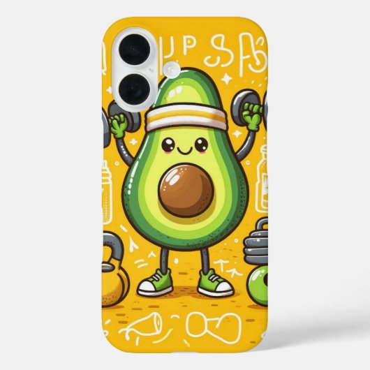 Avocardio Gains: Lift Laugh Herhaal!" Case-Mate iPhone Case (Achterkant)