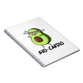Avocardio Grappige Oefening Avocado Woordgrap  Notitieboek (Rechterzijde)