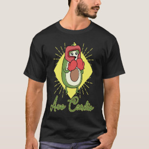 Avocardio hart fitness cardio sport bokser vegan v t-shirt