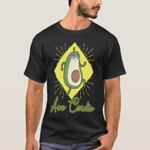 Avocardio hart fitness cardio sport vegan vegetari t-shirt