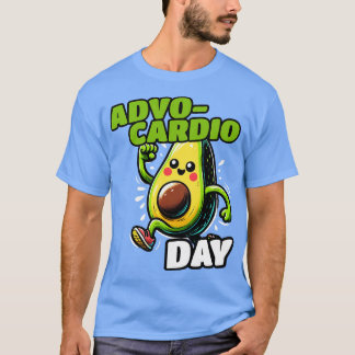 Avocardio Running Sport Workout Avocado T-shirt