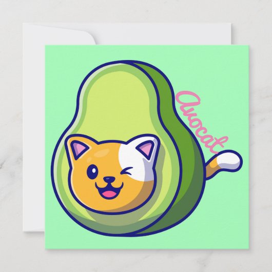 Avocat Feestdagenkaart (Voorkant)