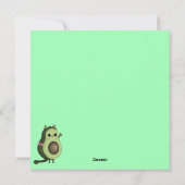 Avocat Feestdagenkaart (Achterkant)