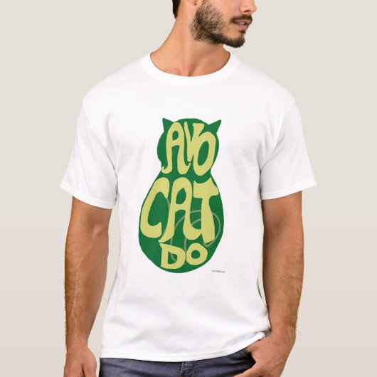 AvoCatdo Avocado Cat T-shirt (Voorkant)