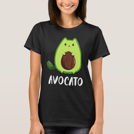 Avocato Avocado Cat T-shirt (Voorkant)