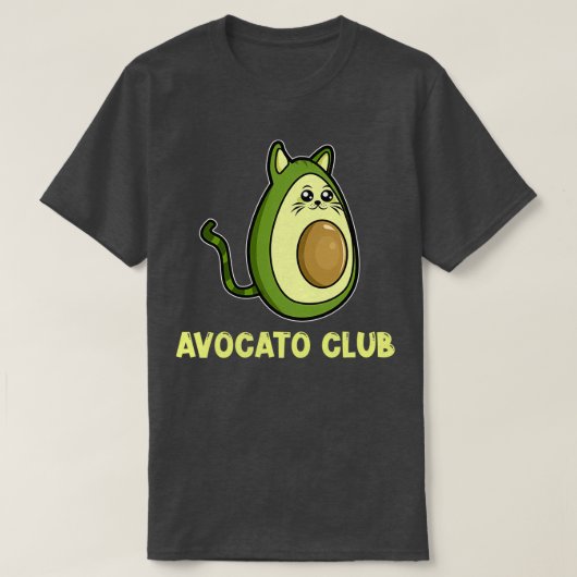 Avocato Avocado Cat T-shirt (Design voorkant)