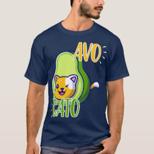 Avocato Avocado en Kitten Sticker T-shirt