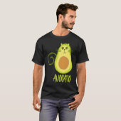 Avocato Avocado Kat en Veganisten T-shirt (Voorkant volledig)