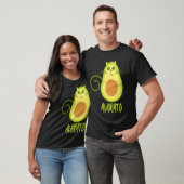 Avocato Avocado Kat en Veganisten T-shirt (Unisex)