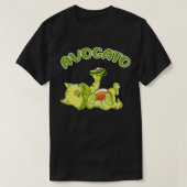 Avocato Avocado Kitten eet groene vruchten T-shirt (Design voorkant)