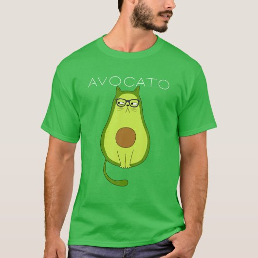 Avocato Cat Avocado Costume T-shirt (Voorkant)