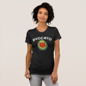 Avocato Cat en Avocado Funny Cat Lover T-shirt (Voorkant volledig)