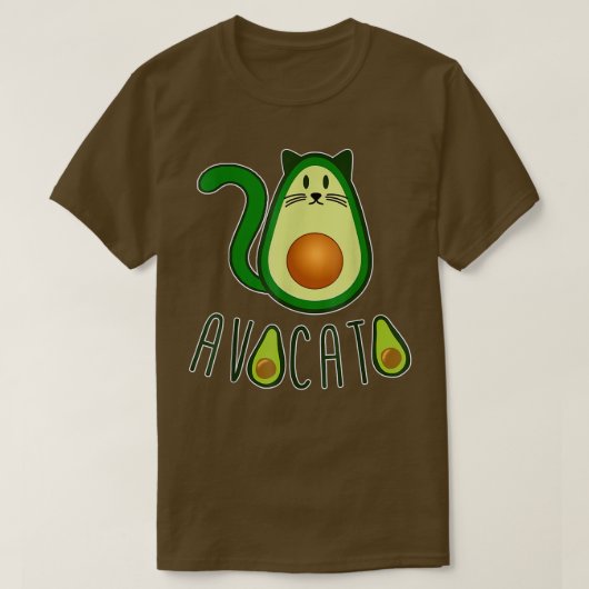 Avocato Cats Avocado fruit cat lover Animal en Pe T-shirt (Design voorkant)
