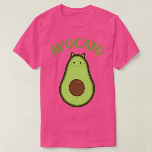 Avocato Cute Cat Avocado Classic TShirt (Design voorkant)