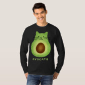Avocato  Cute Cat Avocado Vegan And Cat  Kitten T-shirt (Voorkant volledig)