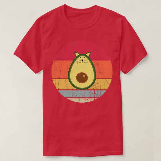 avocato grappige avocado kattenliefhebber t-shirt (Design voorkant)