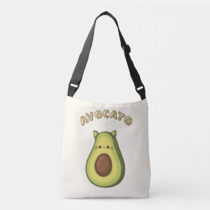 AVOCATO – Grappige Cute Kat & Avocado Liefhebbers Crossbody Tas