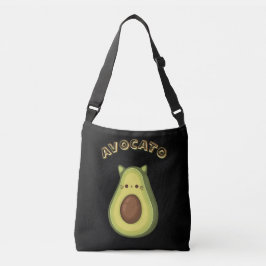 AVOCATO - Grappige Schattigee Cat & Avocado Lovers Crossbody Tas