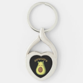 AVOCATO - Grappige Schattigee Cat & Avocado Lovers Sleutelhanger