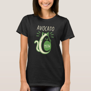 Avocato kat avocado kitten huisdier plezier t-shirt