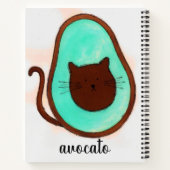 Avocato-laptop Notitieboek (Achterkant)