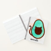 Avocato-laptop Notitieboek (Binnen)