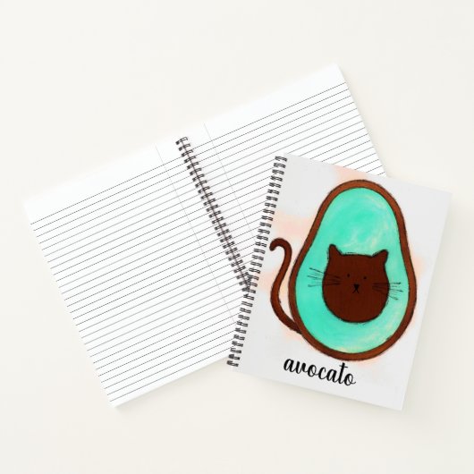 Avocato-laptop Notitieboek (Binnen)