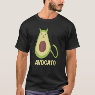 Avocato Leuke Kat Avocado Gift Voor Vegan T-shirt