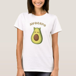AVOCATO – Schattige Funny Cat & Avocado Lovers T-s T-shirt