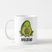 Avocatoad Grappige Avocado Toad Pun Koffiemok (Links)