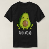 Avocatoad Grappige Avocado Toad Pun T-shirt (Design voorkant)