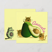Avocats Feestdagenkaart (Voorkant / Achterkant)