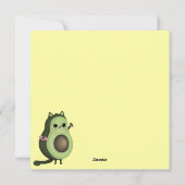 Avocats Feestdagenkaart (Achterkant)