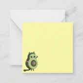 Avocats Notitiekaartje (Achterkant)