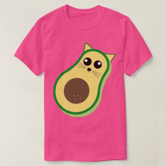 Avocatto Cute Avocado Cat Classic TShirt (Design voorkant)