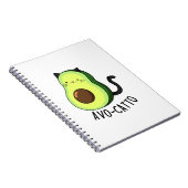 Avocatto Grappige Avocado Kat Stunt Notitieboek (Rechterzijde)