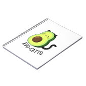 Avocatto Grappige Avocado Kat Stunt Notitieboek (Linkerzijde)