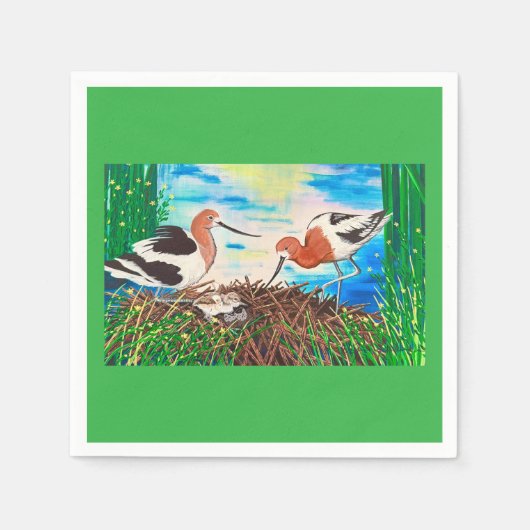 Avocet Napkins Servet (Voorkant)