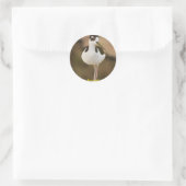 Avocet Ronde Sticker (Tas)
