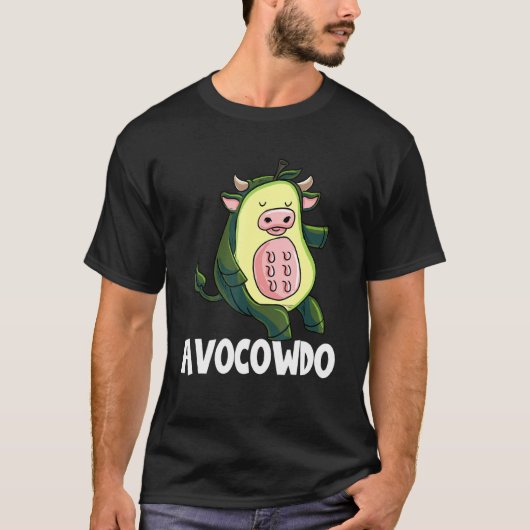 Avocowdo Avocado Koe T-shirt (Voorkant)