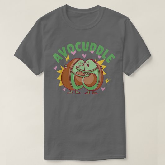 AVOCUDDLECute Avocado knuffel T-shirt (Design voorkant)
