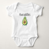 Avocuddles Baby Jersey Bodysuit (Voorkant)